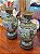 Par de Vasos Cloisonné com Base em madeira trabalhada. - Imagem 2