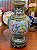 Par de Vasos Cloisonné com Base em madeira trabalhada. - Imagem 5