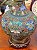 Par de Vasos Cloisonné Chinês. - Imagem 7