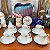 Conjunto 6 Xícaras de café Porcelana Real - Imagem 1