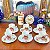 Conjunto de Xicaras de Café Porcelana Renner. - Imagem 1