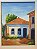 Quadro Pintura Casario Colonial 1994. - Imagem 3