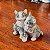 Escultura Gatinhos em Resina. - Imagem 2