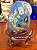 Ovo Cloisonné com Base de Madeira. - Imagem 5