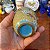 Vaso em Cloisonné - Decoração Floral de Peônias e Fundo Amarelo - Imagem 10