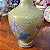 Vaso Cloisonné decoração Peônias Rosa e Lilás. - Imagem 8