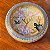 Médio Centro de Mesa Chinês Cloisonné Esmaltado Flores e Pássaros - Imagem 5