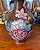 Vaso Cloisonne Chines Metal Esmaltado Peonias Flor Floral - Imagem 7