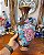 Vaso Cloisonne Chines Metal Esmaltado Peonias Flor Floral - Imagem 9
