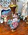 Vaso Cloisonne Chines Metal Esmaltado Peonias Flor Floral - Imagem 3