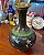 Vaso Bojudo Oriental em Metal Cloisonné - Imagem 7