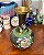 Vaso Bojudo Oriental em Metal Cloisonné - Imagem 3