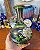 Vaso Bojudo Oriental em Metal Cloisonné - Imagem 10