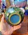 Vaso Bojudo Oriental em Metal Cloisonné - Imagem 11