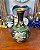 Vaso Bojudo Oriental em Metal Cloisonné - Imagem 1