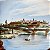 Antigo Prato Decorativo pintado à mão de Valença do Minho, Portugal. - Imagem 4