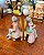 Antigo Par Estatuetas em Porcelana Casal Galante Rococó - Imagem 7