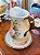 Antigo Gomil em Porcelana Decorado com Rosas e Tons Pastel. - Imagem 6