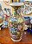 Vaso em Porcelana Chinesa Família Rose Pintado à Mão Estilo “Mille Fleurs” - Imagem 2