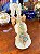 Escultura Antiga de Violino de Mesa em Porcelana Fria. - Imagem 3