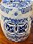Tamborete Decorativo em Porcelana Oriental. - Imagem 5