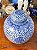 Antigo Pote Ginger Jar em Porcelana Chinesa Azul e Branco - Imagem 4