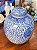 Antigo Pote Ginger Jar em Porcelana Chinesa Azul e Branco - Imagem 3