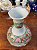 Antigo Vaso Floreira em Porcelana Chinesa Família Rosa - Imagem 5