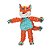 Pelúcia Kong Floppy Knots Fox - P - Imagem 3