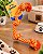 Brinquedo Corda Pattern 4 Nós Laranja e Amarelo - 43cm - Imagem 1