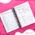 Agenda Permanente : Alfabeto Floral Roxo - Imagem 7