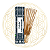 Incenso Goloka Vareta Linha Black - Nag Champa Black - Imagem 2