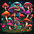 Incenso Goloka Vareta Linha Psychodelic Cogumelous Mushroom - Imagem 2