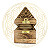 Incensário de Mesa Pirâmide Artesanal em Madeira - Triângulo - Imagem 4