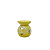 Rechaud e Aromatizador de Porcelana Esmaltada M - Amarelo - Imagem 3