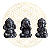 Trio de Budas Sábios - CHUMBO - Imagem 1