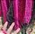 Saia tule/glitter preto com forro rosa - Imagem 3