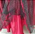 Saia tule/glitter prata com forro vermelho - Imagem 3