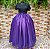 Saia tule/glitter roxa com forro roxo - Imagem 1