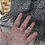 Saia tule/glitter prata com forro preto - Imagem 2