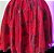 Saia tule/glitter vermelho com forro preto estampado - Imagem 2