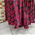 Saia cetim estampado rosas vermelhas - Imagem 4