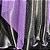 Saia lenços tule/glitter roxo e preto - Imagem 5