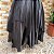 Saia Lenços tule preto/glitter dourado e cetim preto - Imagem 3