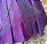 Saia tule preto com forro roxo - Imagem 3