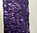 Pano de cabeça de renda preta com forro roxo - Imagem 3