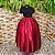 Saia tule/glitter dourado com forro vermelho - Imagem 1