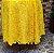 Saia de renda amarela com forro amarelo - Imagem 4