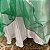 Saia tule/glitter verde com forro branco - Imagem 4