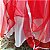Saia tule/glitter vermelha com forro branco - Imagem 3